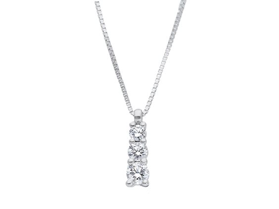 Halskette Babila Milano Dame Bacia_Mi in Weißgold Diamante 0.13 Ct 225766 - 225766